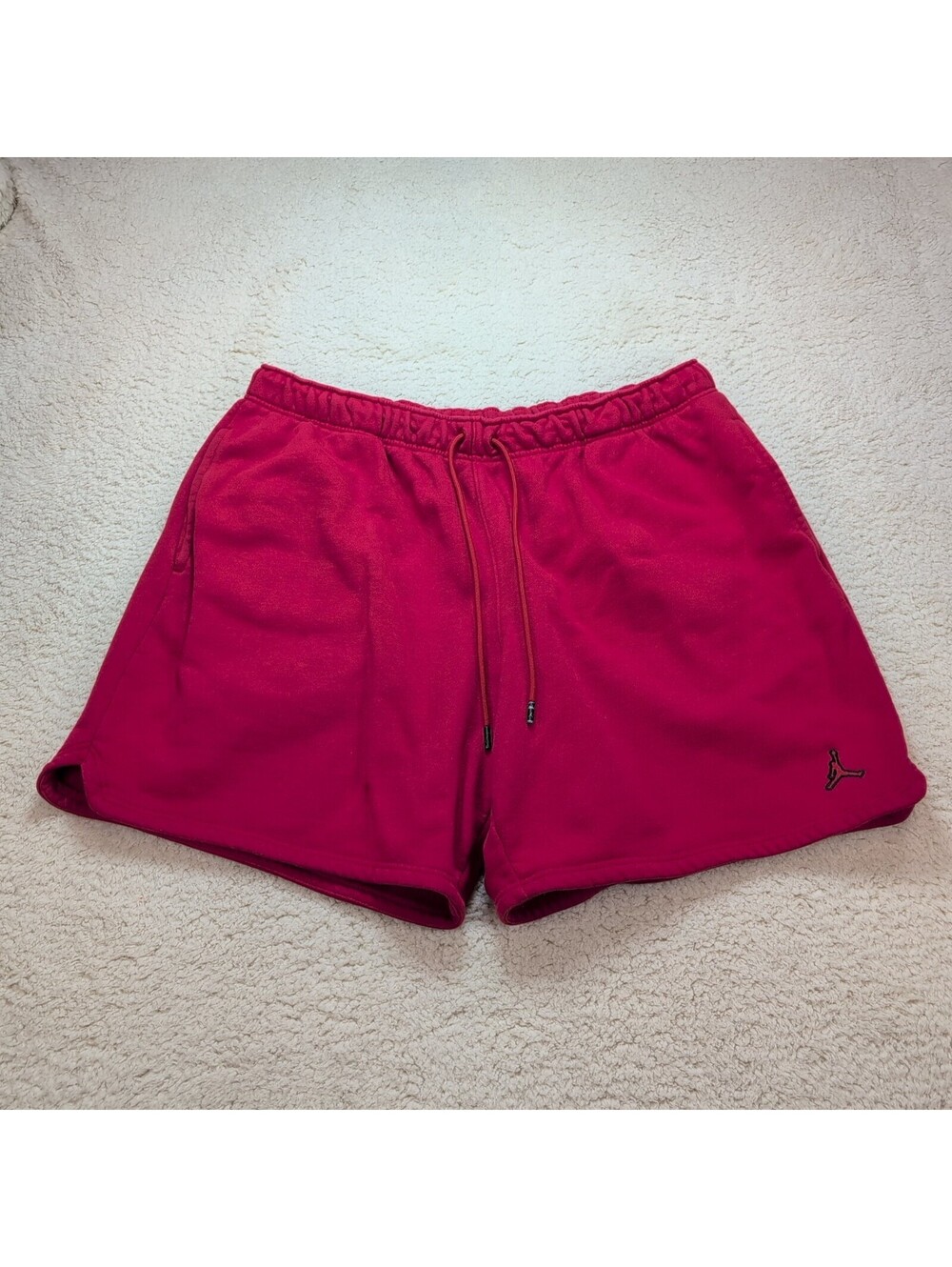 Jordan Lounge Sweat Shorts Red Men's 3XL Jumpman Logo Fleece DA9826-687
